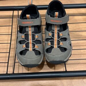 Merrell Kids Grey and Orange Water Shoes